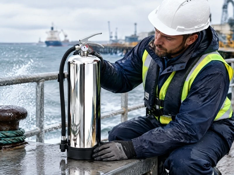 Stainless steel fire extinguishers suitable for coastal environments Stainless steel fire extinguishers suitable for coastal environments
